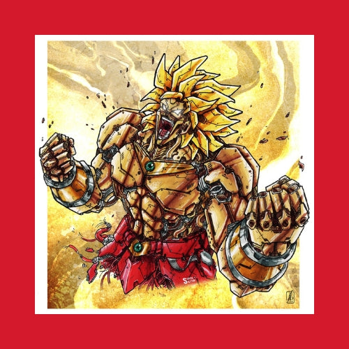 Poster Mécha Broly par JBriand – Art Geek et Pop Culture