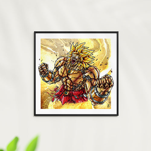 Poster Mécha Broly par JBriand – Art Geek et Pop Culture
