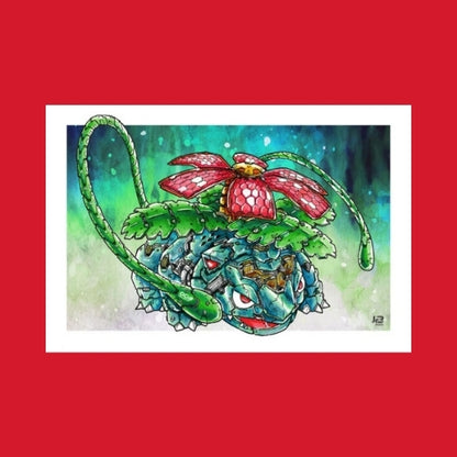 Poster Mécha Florizarre par JBriand – Pokémon revisité