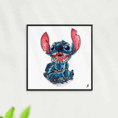 Poster Mécha Stitch par JBriand – Art Geek et Pop Culture